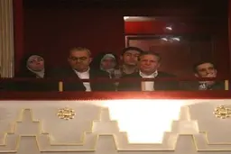 حضور جنجالی علی انصاری در نکوداشت غلامعلی حدادعادل در تالار وحدت