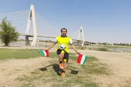 ورزشکار اهوازی به دنبال ثبت رکورد روپایی در گینس