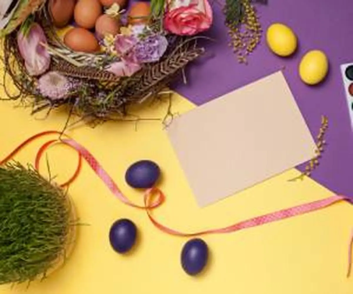  رنگ کردن تخم مرغ های عید با رنگ های غیر طبیعی +تصاویر 