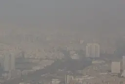 وضعیت قرمز کیفیت هوای پایتخت در ۱۳ ایستگاه