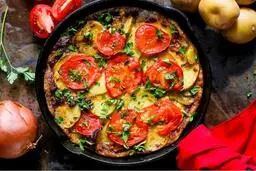 آیا به دنبال یک صبحانه خوشمزه و رژیمی هستید؟ | آموزش طرز تهیه املت سیب‌زمینی رژیمی 