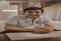 سردار آزمون خندان به تمرین تیم ملی برگشت +عکس