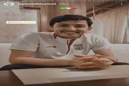 سردار آزمون خندان به تمرین تیم ملی برگشت +عکس