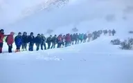 رئیس فدراسیون کوهنوردی: ارتفاع برف پس از ریزش بهمن ۱۵ متر شده |  هنوز ۲ کوهنورد مفقود هستند