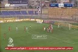 گل اول و دوم پرسپولیس به نفت مسجد سلیمان توسط اسدی+ویدئو