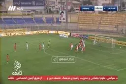 گل اول و دوم پرسپولیس به نفت مسجد سلیمان توسط اسدی+ویدئو