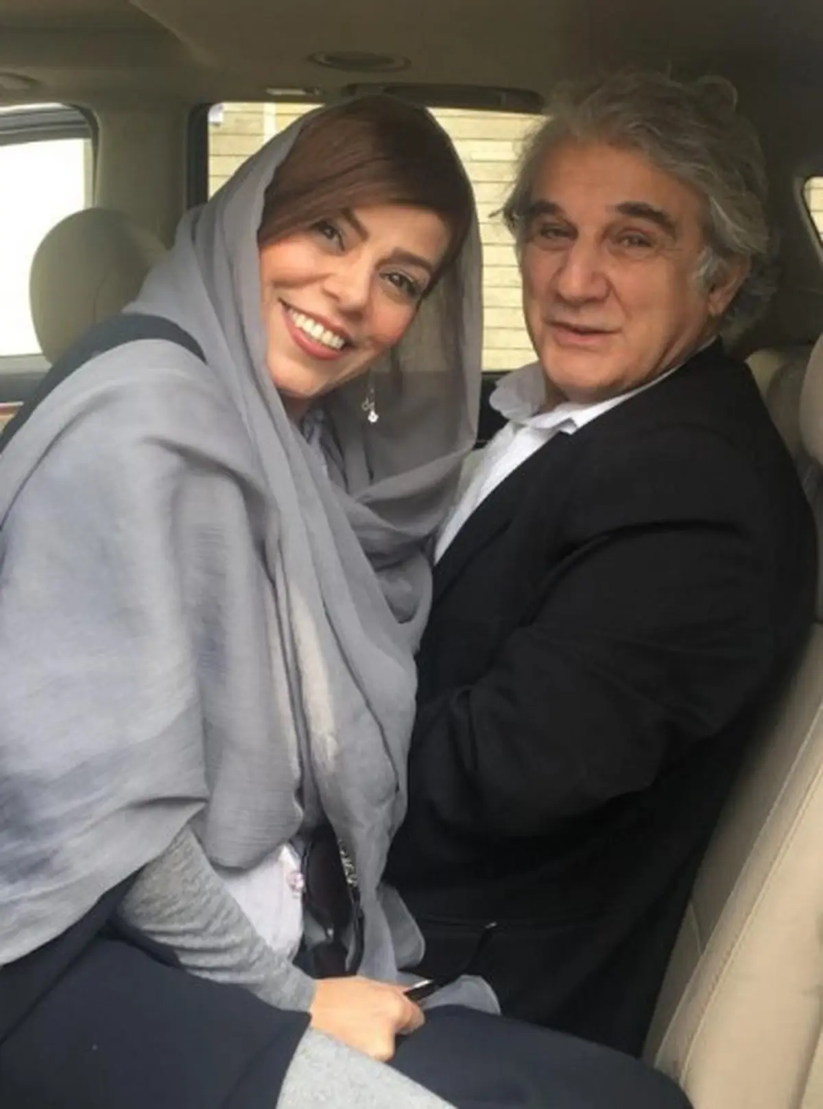 مهدی هاشمی با همسر دومش در مراسم حاضر شد / واکنش عجیب گلاب آدینه + عکس