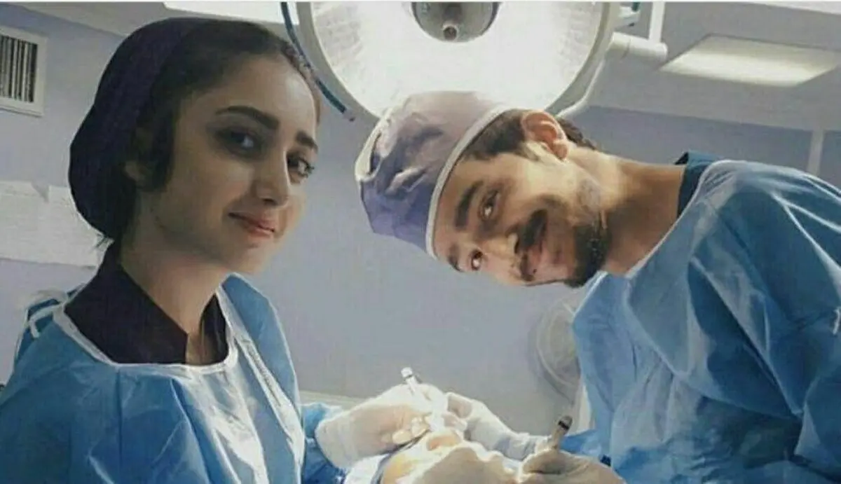 احسان گنج خانلو و رها نیک روش زوج متخص فوت شده در حادثه کلینیک سینا اطهر