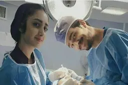 احسان گنج خانلو و رها نیک روش زوج متخص فوت شده در حادثه کلینیک سینا اطهر