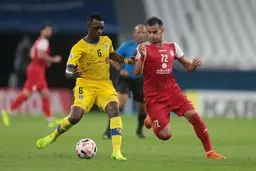 آمار بازی پرسپولیس و التعاون عربستان