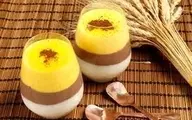 طرز تهیه فرنی سه رنگ | واسه افطاری حتما درست کن و لذت ببر +ویدئو