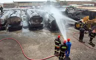 
آخرین وضعیت آتش‌سوزی گمرک  |  چهار دستگاه کامیون ترانزیت  دچار حریق شد 