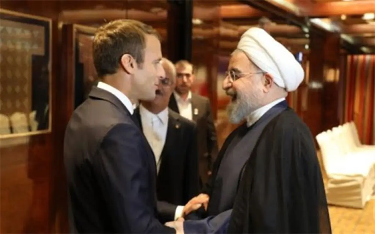 مکرون به روحانی:روابط تهران – پاریس می تواندتوسعه یابد