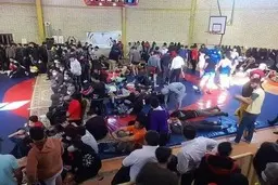 درگیری خونین در مسابقات کشتی اردبیل!