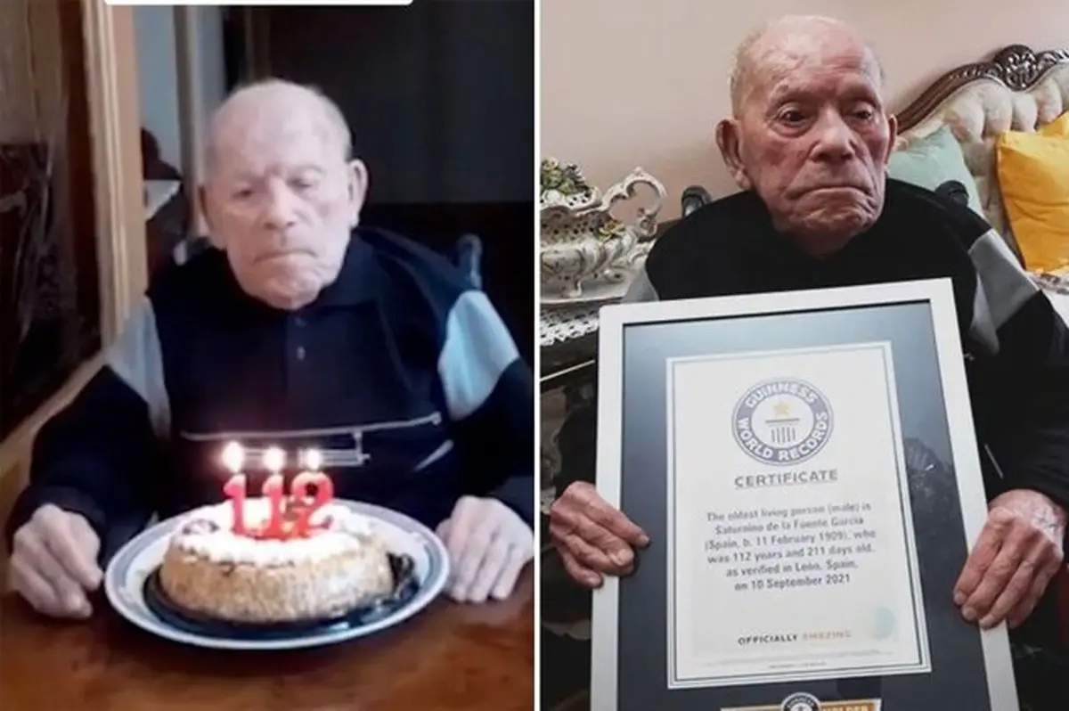 گینس: مرگ مسن‌ترین مرد جهان در آستانه تولد ۱۱۳ سالگی اش