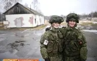 سربازان زن ارتش روسیه در حال خدمت