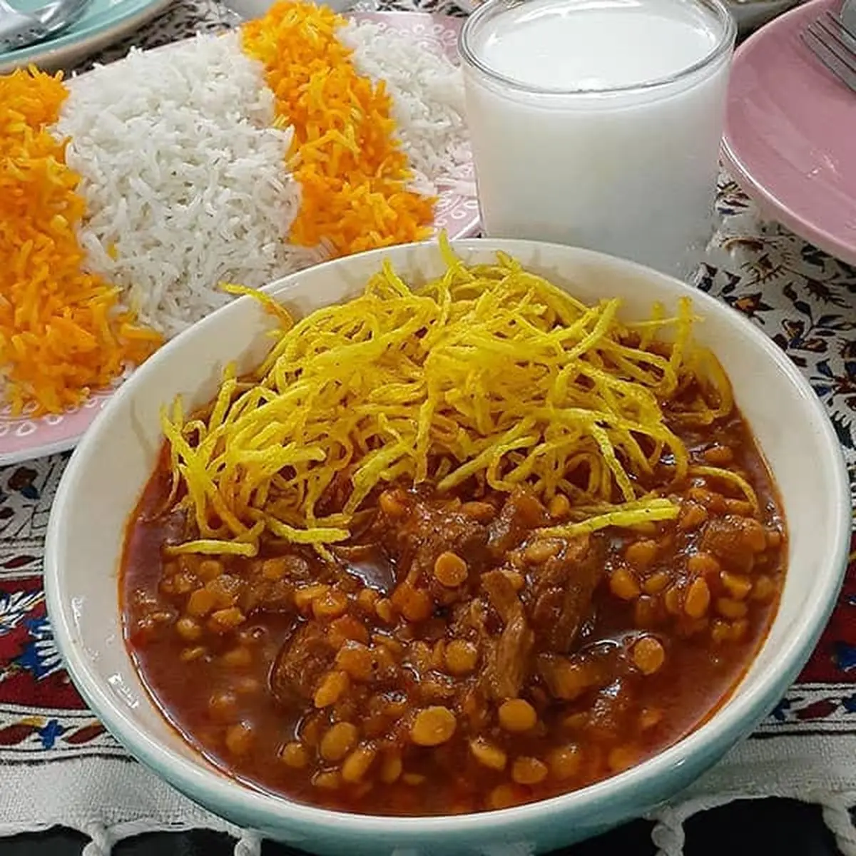 خورش قیمه رو به روش تهرانی های اصیل درست کن | طرز تهیه خورش قیمه مجلسی و خوشرنگ با طعم بسیار عالی + نکات مخصوص جا افتادن خورش