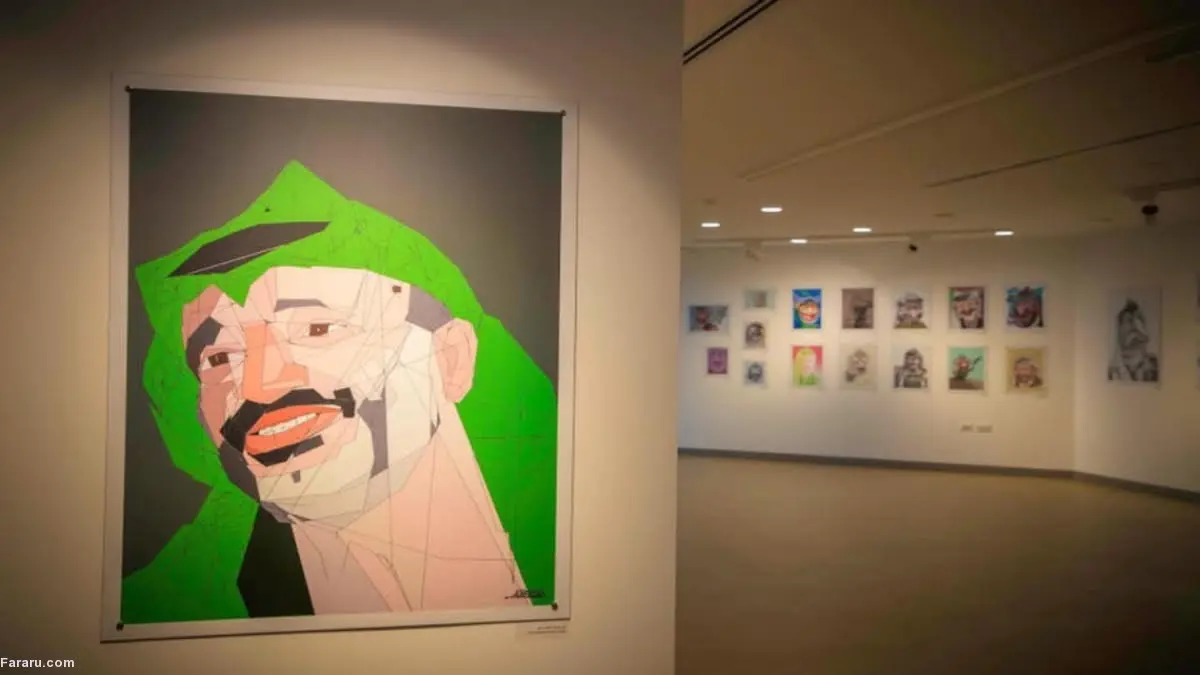 نمایشگاه کاریکاتور یاسر عرفات جنجالی شد!+ویدئو