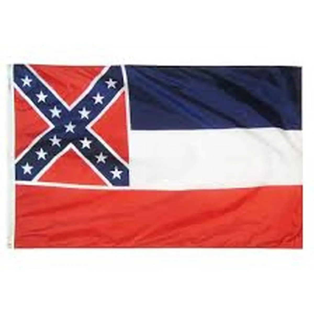  یک ایالت آمریکا برای حذف نماد برده داری پرچم خود را تغییر می دهد.