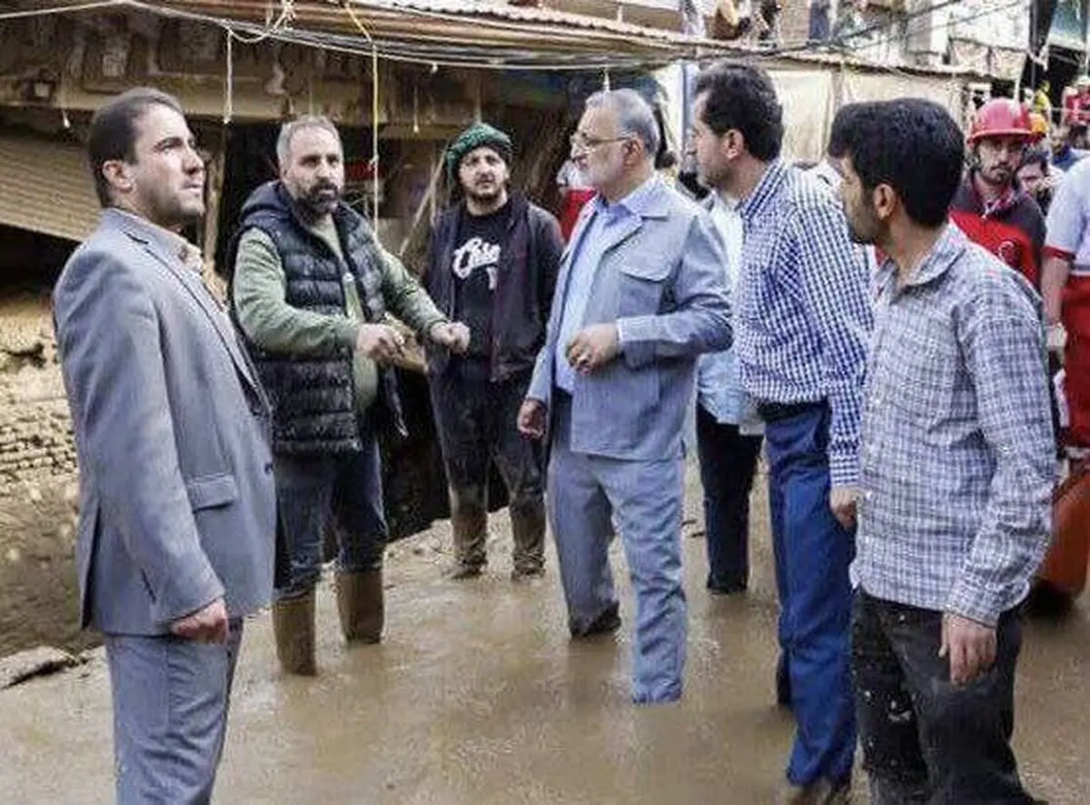 تجهیزات عجیب زاکانی برای مدیریت سیل