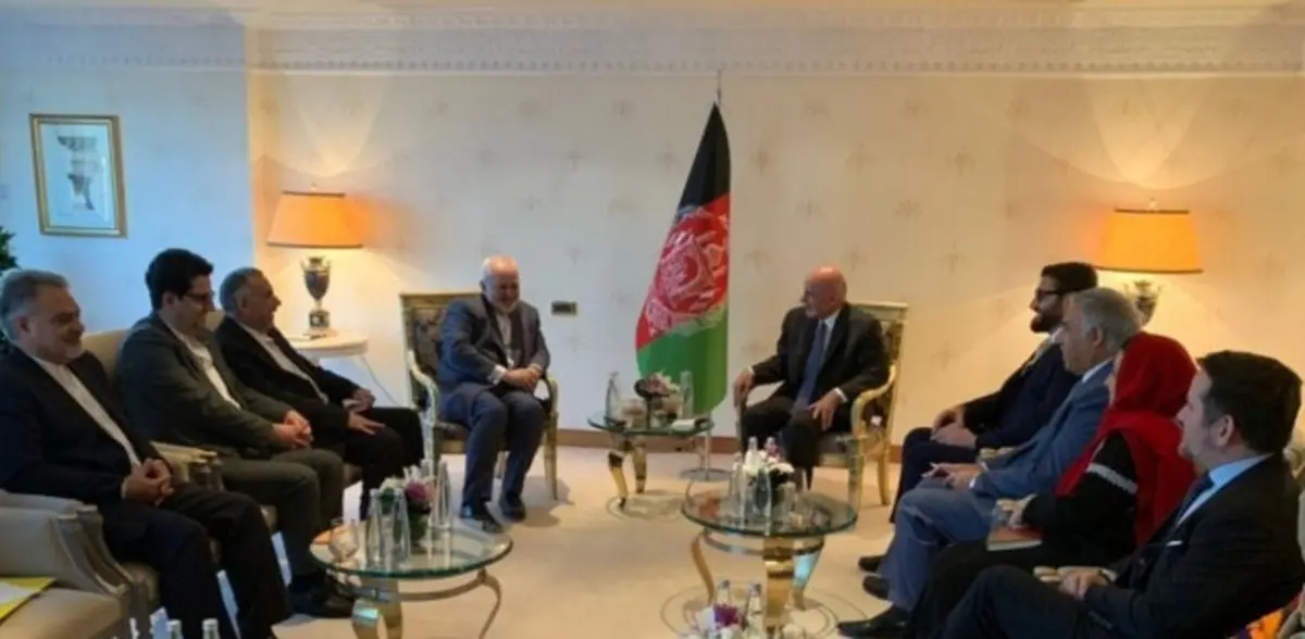 گفت و گوی ظریف با رئیس جمهور افغانستان در استانبول