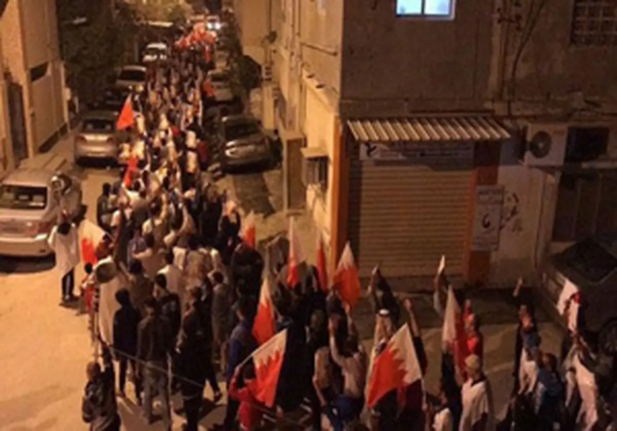 درگیری مردم بحرین و نیرو‌های امنیتی آل خلیفه