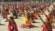 رقص شمشیر زنان هندی +تصاویر