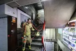 
آتش سوزی در پاساژ علاءالدین