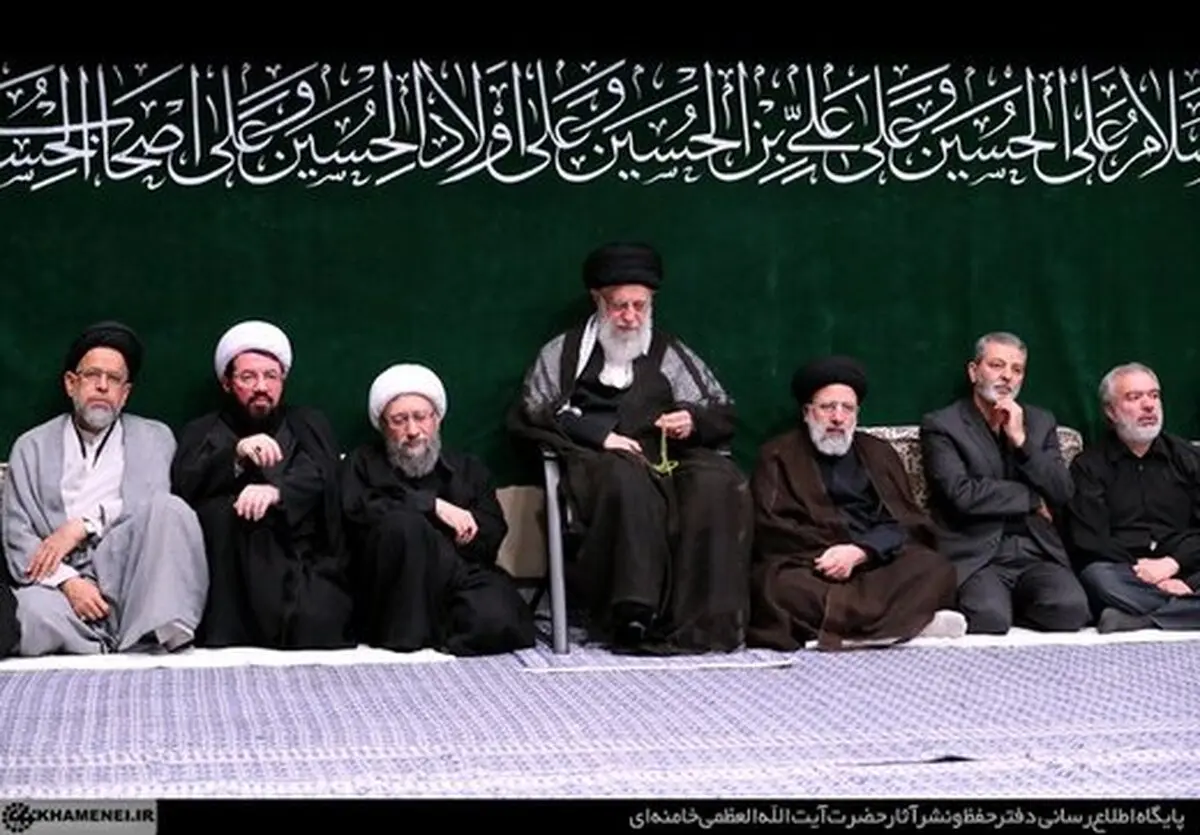 مراسم عزاداری شب تاسوعای حسینی (ع) در حسینیه امام خمینی