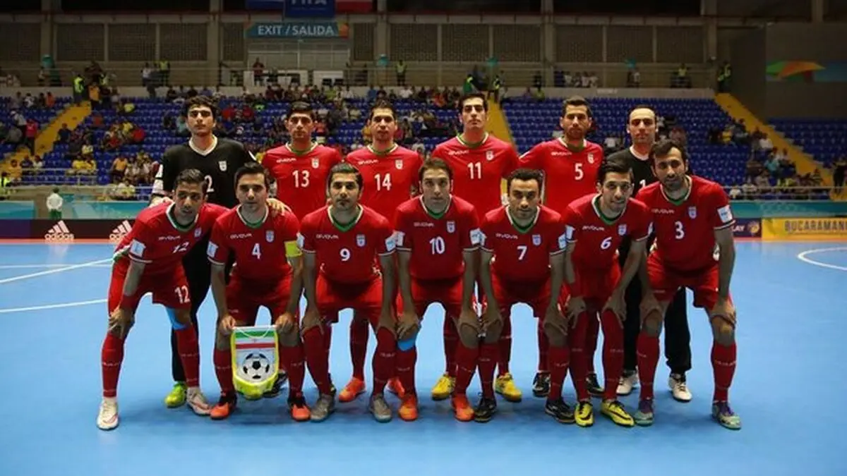 فوتسال ایران در رده ششم جهان و اول آسیا