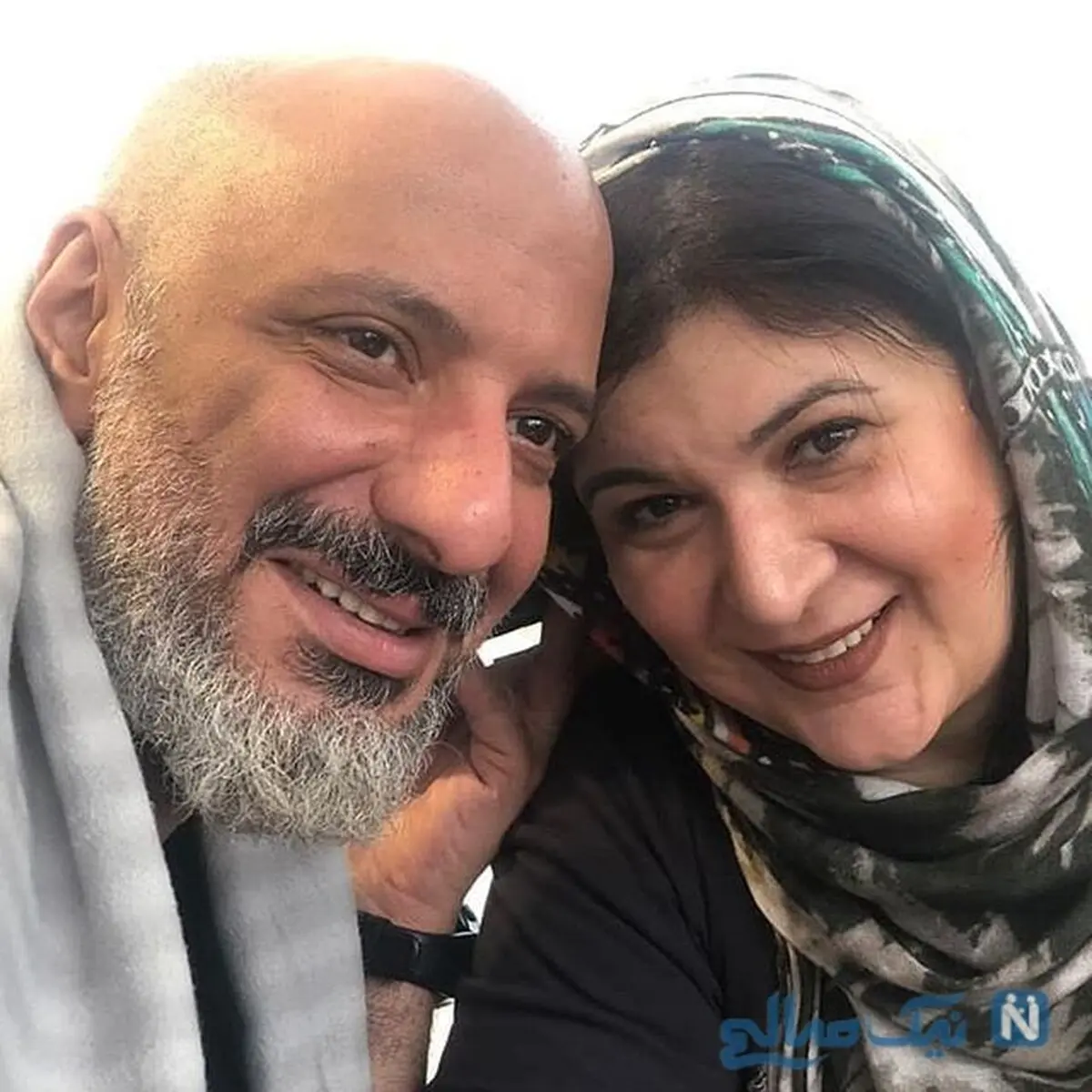 سلفی امیر جعفری و همسرش ریما رامین فر