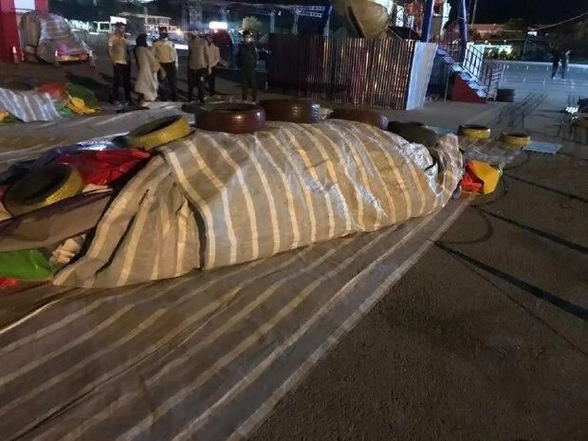 در واژگونی سرسره بادی ‌کودکان ۵  نفرمصدوم شدند