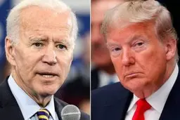ترامپ و بایدن به صورت جداگانه صحبت کردند