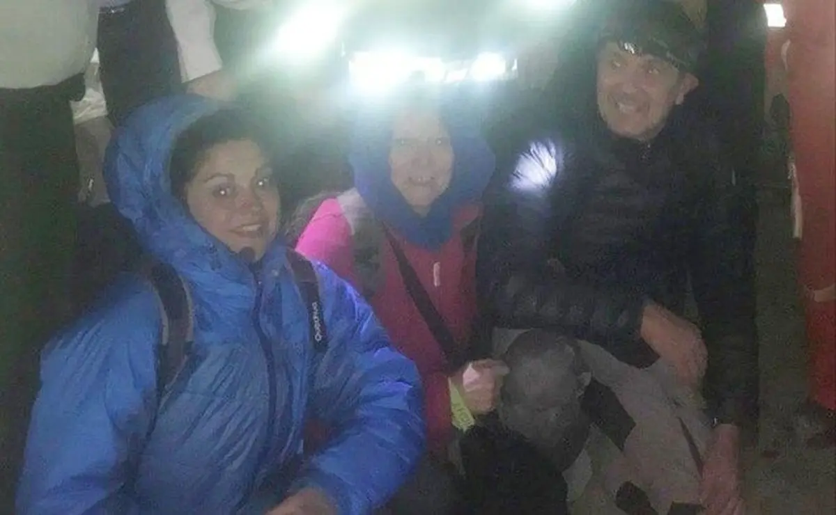 نجات 3 گردشگر فرانسوی گرفتار در باتلاق «بندر رحمانلو» آذربایجان شرقی