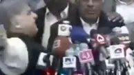 رفتارهای عجیب و عصبی شهباز شریف، نخست‌وزیر جدید پاکستان+ویدئو 