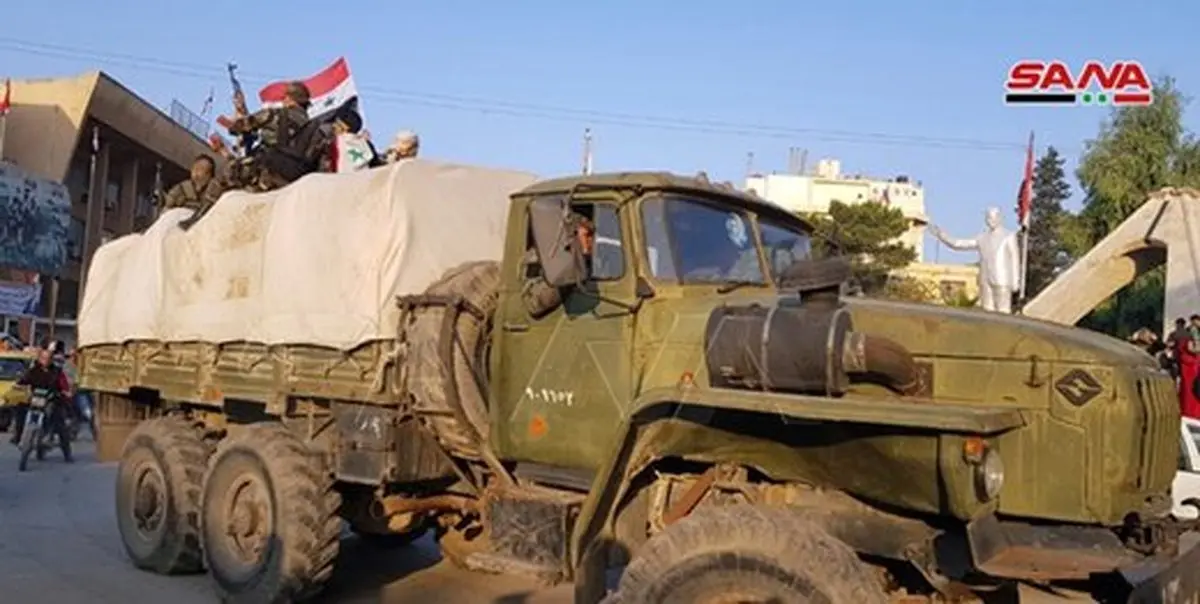 ورود نیروهای ارتش سوریه به رقه و حسکه