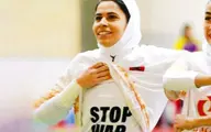 مهسا کمالی، دختر فوتسالیستی که «شعار جنگ را متوقف کنید» را روی پیراهنش نوشته بود، به تیم ملی دعوت نشد