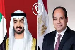 گفت‌وگوی تلفنی السیسی و محمد بن زاید درباره کاهش تنش در منطقه