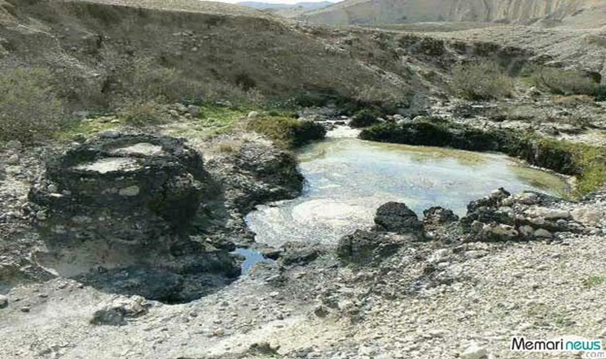 مجوز صنعت و معدن بلای جان چشمه‌های قیر رامهرمز(ماماتین)!