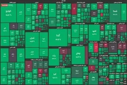 بورس رنگ سبز گرفت