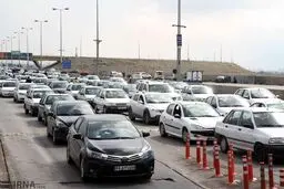 ترافیک سنگین در جاده‌های تهران- شمال