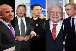 دارایی پنج مرد ثروتمند جهان از سال ۲۰۲۰ بیش از دو برابر شده است | نزدیک به پنج میلیارد نفر فقیرتر شده‌اند