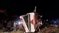 واژگونی خودروی اتباع بیگانه در جاده خاش ـ ایرانشهر |  ۸ نفر کشته و ۱۶ تن مجروح شدند