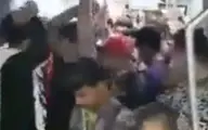 رقص و پایکوبی در مترو مشهد، روز عید فطر+ویدئو