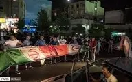 شادی و پایکوبی مردم در میدان تجریش برای صعود تیم ملی به جام جهانی+ویدئو