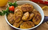 بیا بهت یاد بدم یه کتلت مرغ زعفرونی خوشمزه درست کنی | طرز تهیه کتلت نرغ زعفرانی +ویدیو
