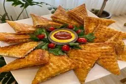 سمبوسه پیتزایی رو اینطوری که میگم درست کن | طرز تهیه سمبوسه پیتزایی خوشمزه و مخصوص