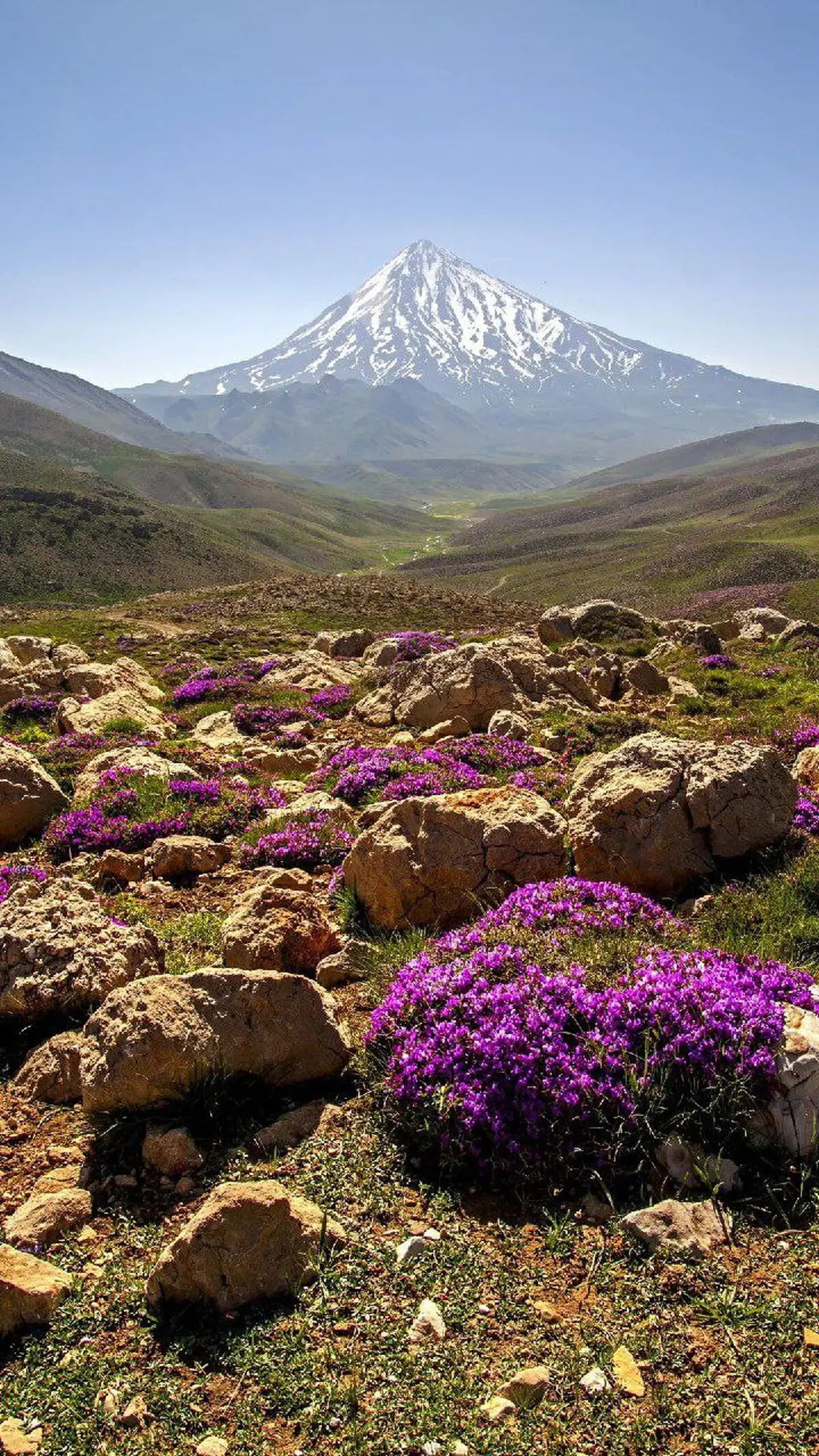  نمایی از زیبایی‌های دماوند با شکوه + تصویر