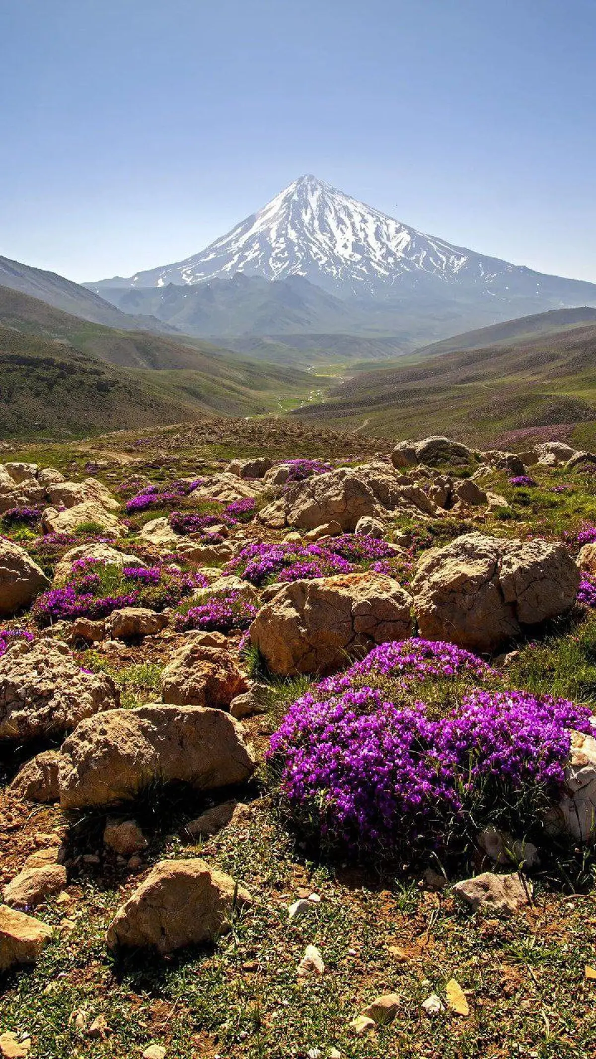  نمایی از زیبایی‌های دماوند با شکوه + تصویر