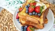 تست شکلاتی با کرم رژیمی | یک صبحانه خوش‌طعم و سالم برای صبح جمعه +ویدئو
